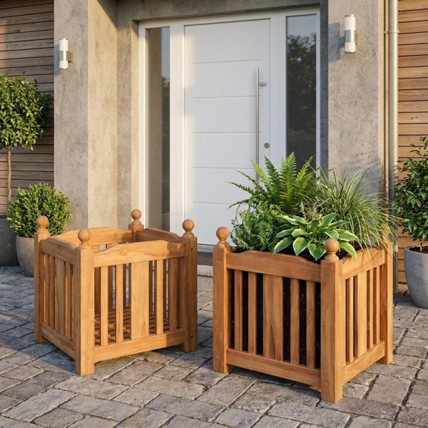 pflanzkübel blumenkübel holz